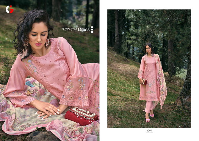 Tareef By Gull Jee Designer Embroidered Russian Silk Salwar Kameez Wholesale Price In Surat
